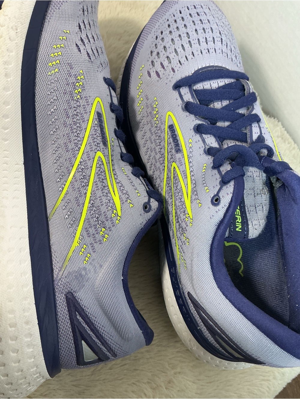 Brooks Glycerin 19 Women’s Running Shoes Size 9 Medium B Blue Gray Purple - Picture 5 of 16